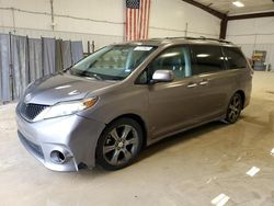 Salvage cars for sale at San Antonio, TX auction: 2013 Toyota Sienna Sport