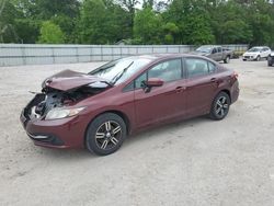 Vehiculos salvage en venta de Copart Greenwell Springs, LA: 2015 Honda Civic LX