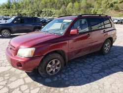 Salvage cars for sale at Hurricane, WV auction: 2007 Toyota Highlander Sport