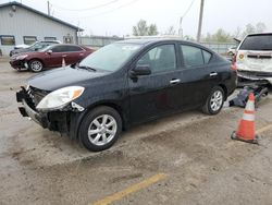 Salvage cars for sale at Pekin, IL auction: 2014 Nissan Versa S