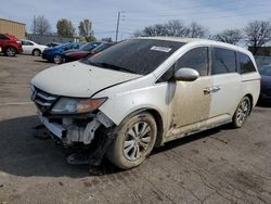 Salvage cars for sale at Moraine, OH auction: 2015 Honda Odyssey EXL