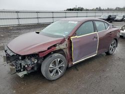 Nissan salvage cars for sale: 2020 Nissan Sentra SV