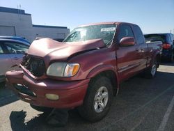 Salvage cars for sale from Copart Rancho Cucamonga, CA: 2002 Toyota Tundra Access Cab Limited