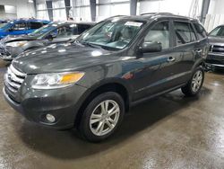 Salvage cars for sale from Copart Ham Lake, MN: 2012 Hyundai Santa FE Limited