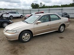 Salvage cars for sale from Copart Harleyville, SC: 2002 Honda Accord EX