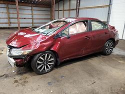 Salvage cars for sale at Bowmanville, ON auction: 2013 Honda Civic Touring