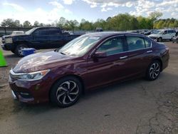 Salvage cars for sale at Florence, MS auction: 2017 Honda Accord EXL