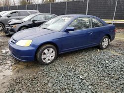 Salvage cars for sale at Waldorf, MD auction: 2003 Honda Civic LX