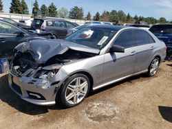 Salvage cars for sale at Elgin, IL auction: 2010 Mercedes-Benz E 550 4matic