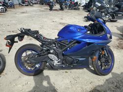 Salvage cars for sale from Copart Ocala, FL: 2022 Yamaha YZFR3 A