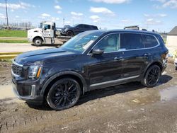 Salvage cars for sale from Copart Woodhaven, MI: 2021 KIA Telluride SX