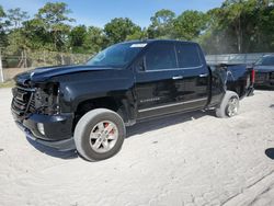 Salvage cars for sale at Fort Pierce, FL auction: 2017 Chevrolet Silverado K1500 LTZ