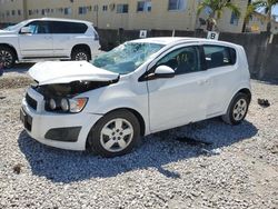 Salvage cars for sale from Copart Opa Locka, FL: 2016 Chevrolet Sonic LS