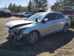 Salvage cars for sale at Denver, CO auction: 2012 Honda Accord EXL