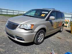 Salvage cars for sale at Mcfarland, WI auction: 2012 Chrysler Town & Country Touring