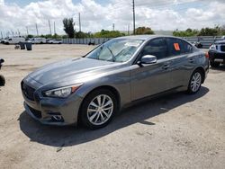 Vehiculos salvage en venta de Copart Miami, FL: 2016 Infiniti Q50 Premium