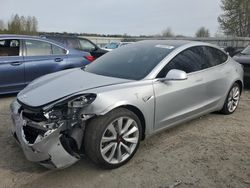 Tesla salvage cars for sale: 2018 Tesla Model 3