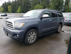 Salvage cars for sale from Copart Arlington, WA: 2010 Toyota Sequoia Limited