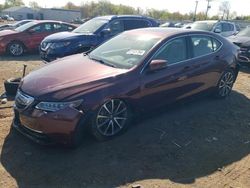 Salvage cars for sale at Hillsborough, NJ auction: 2015 Acura TLX Tech