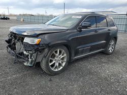 Salvage cars for sale from Copart Ontario Auction, ON: 2015 Jeep Grand Cherokee Summit