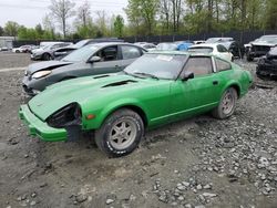 Salvage cars for sale from Copart Waldorf, MD: 1983 Datsun 280ZX