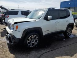 Salvage cars for sale from Copart Woodhaven, MI: 2016 Jeep Renegade Limited