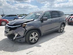 Salvage cars for sale from Copart Arcadia, FL: 2016 Honda Pilot EXL