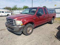 Salvage trucks for sale at Sacramento, CA auction: 2002 Ford F250 Super Duty