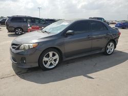 Salvage cars for sale from Copart Wilmer, TX: 2013 Toyota Corolla Base