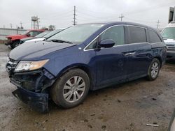 Salvage cars for sale at Chicago Heights, IL auction: 2016 Honda Odyssey EXL