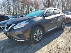 Salvage cars for sale at Candia, NH auction: 2017 Nissan Murano S