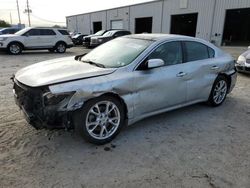 Salvage cars for sale at Jacksonville, FL auction: 2012 Nissan Maxima S