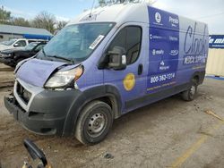 Salvage cars for sale from Copart Wichita, KS: 2021 Dodge RAM Promaster 2500 2500 High