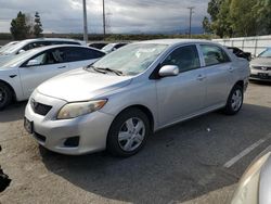 Salvage cars for sale at Rancho Cucamonga, CA auction: 2009 Toyota Corolla Base