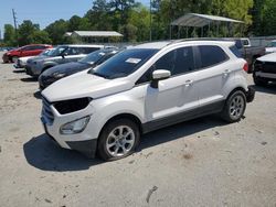 Salvage cars for sale from Copart Savannah, GA: 2020 Ford Ecosport SE