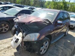 Salvage cars for sale from Copart Hampton, VA: 2009 Mercedes-Benz ML 350