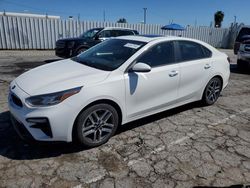Salvage cars for sale from Copart Van Nuys, CA: 2019 KIA Forte GT Line