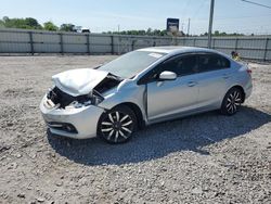 Salvage cars for sale from Copart Hueytown, AL: 2015 Honda Civic EXL