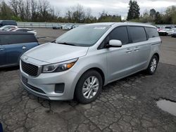 Salvage cars for sale at Portland, OR auction: 2015 KIA Sedona LX