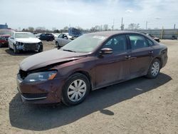 Salvage cars for sale at Des Moines, IA auction: 2013 Volkswagen Passat S