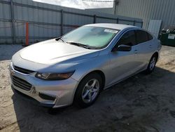 Salvage cars for sale at Jacksonville, FL auction: 2018 Chevrolet Malibu LS