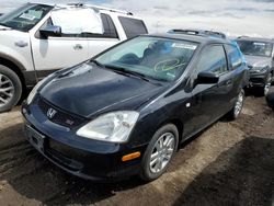 Salvage cars for sale at Brighton, CO auction: 2002 Honda Civic SI