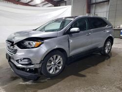 Salvage cars for sale at North Billerica, MA auction: 2021 Ford Edge Titanium