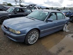 BMW 740 IL salvage cars for sale: 2001 BMW 740 IL