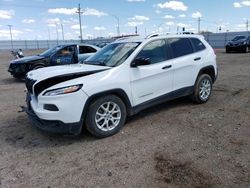 Salvage cars for sale at Greenwood, NE auction: 2017 Jeep Cherokee Latitude