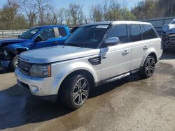 Salvage cars for sale from Copart Ellwood City, PA: 2013 Land Rover Range Rover Sport HSE Luxury