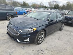 Salvage cars for sale at Madisonville, TN auction: 2020 Ford Fusion Titanium