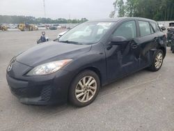 Salvage cars for sale at Dunn, NC auction: 2013 Mazda 3 I