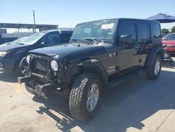 Salvage cars for sale at Grand Prairie, TX auction: 2016 Jeep Wrangler Unlimited Sport