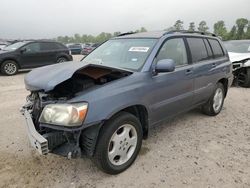 Salvage cars for sale at Houston, TX auction: 2007 Toyota Highlander Sport